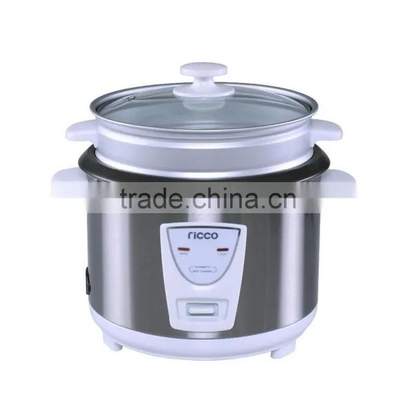Cylinder Stainless Steel Rice Cooker 1.0L-1.5L-1.8L