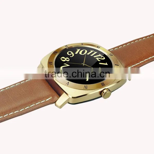 Popular Android Smart Watch DM88 280MAH Leather Strap Watch Heart Rate Monitor Watch Tracker Bluetooth photo-5