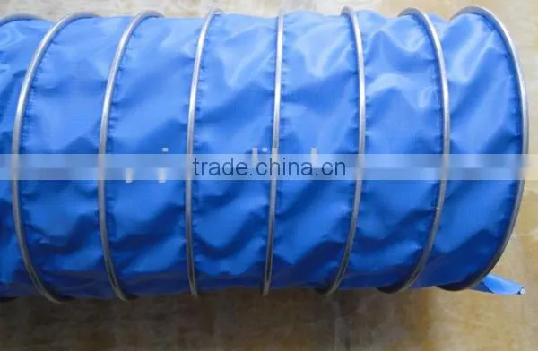 Canvas Ducts Silica Glass Fiber Cloth Material Air Conditioning Duct Flexible Air Duct