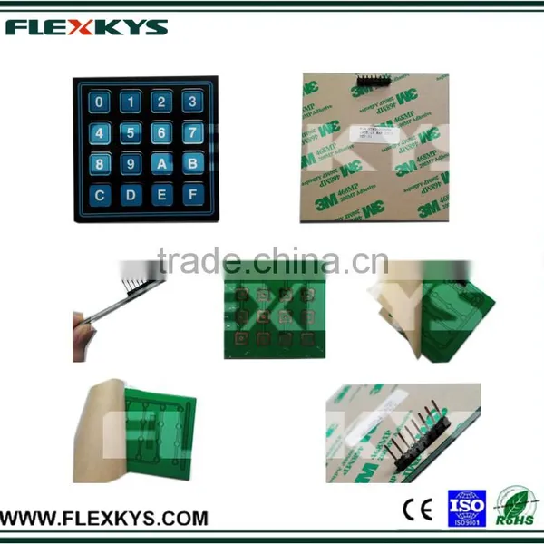 Matrix PCB Waterproof Membrane Switch for Household Appliances Heat Resisting photo-4