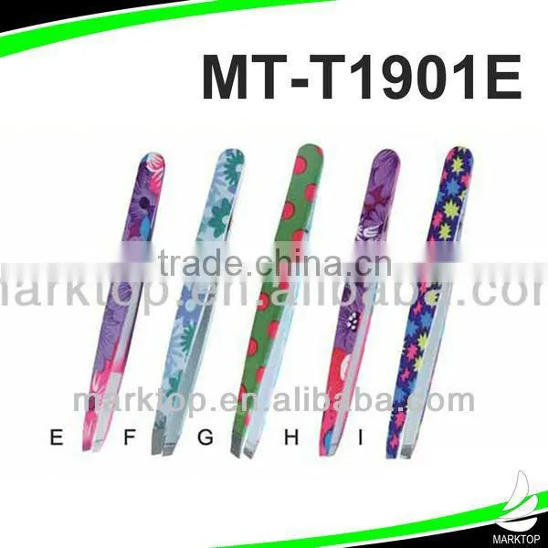Stainless Steel Cute Flower Pattern Tweezers