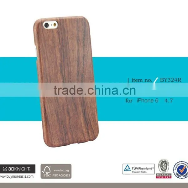 Wholesales Creative Cell Phone Case For Iphone6 6plus Laser Carving Wooden Cell Case Cover photo-2