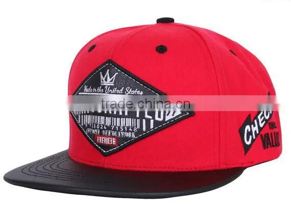 Wholesale Falt Sport Cap Design Custom Flex Fit Hip Hop Snapback Caps photo-6