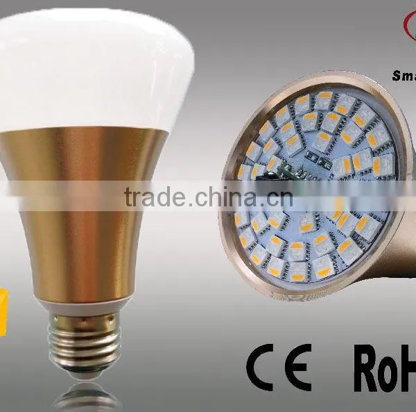2016 Hot Selling E27/B22 9W RGB Full Color Change LED Bulb With IR Remote Control photo-4