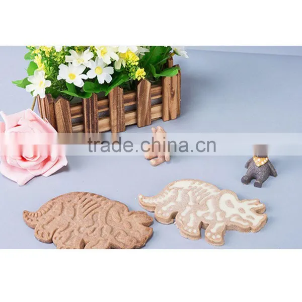 Wholesale Dinosaur Custom Cookie Biscuit Baking Plastic Mold photo-4