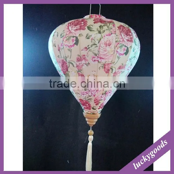 Yellow Solid Color Vietnamese Silk Lanterns photo-2