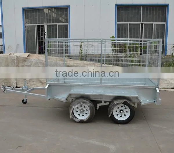 Hot Dip Galvanized Box Trailer With Cage photo-2