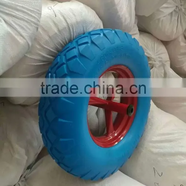 Hand Trolley Wheelbarrow pu Foam Wheel