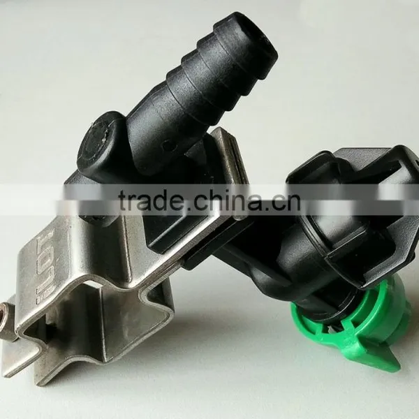 ILOT Wet Boom Nozzle 1" 25.5mm Metal Square Hose Clamp Hose Clip photo-2