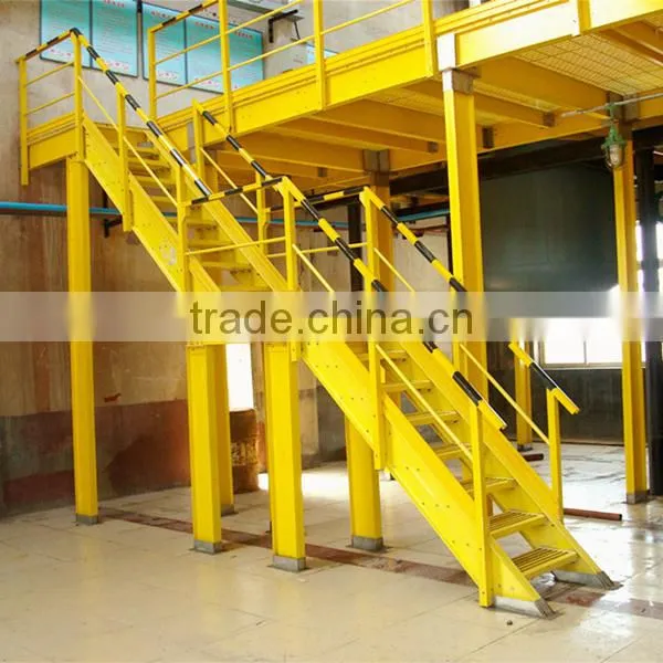 Corrosion Resistant Fiberglass Combination Platform Ladder From China photo-4