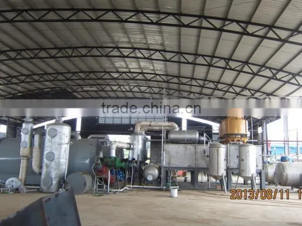 DAYI Environmentally Tyre/Plastic/Rubber Refining/Rcycling Pyrolysis Plant 10TPD photo-2
