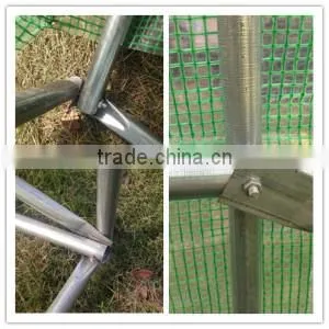 6m (L) X 3m (W) X 2m (H) Polytunnel Greenhouse Pollytunnel Poly Polly Tunnel Fully Galvanised Anti Rust Steel Frame photo-3