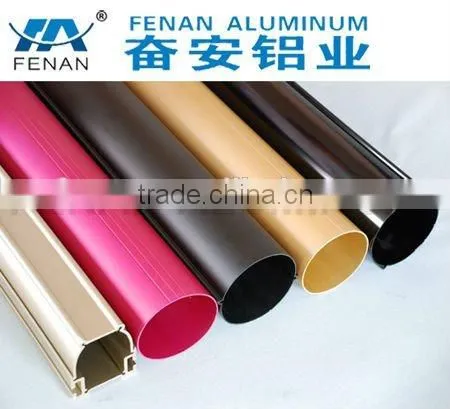 Aluminum Tubing Extrusion Blue Powder Coating Aluminum Pipe photo-2