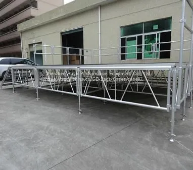 Rk Adjustable Aluminum Stage With Steps