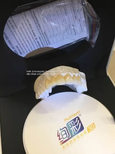 Aidite Multilayer 3D Dental Zirconia Block/blank for Cad/cam ZirKon Zahn System photo-4