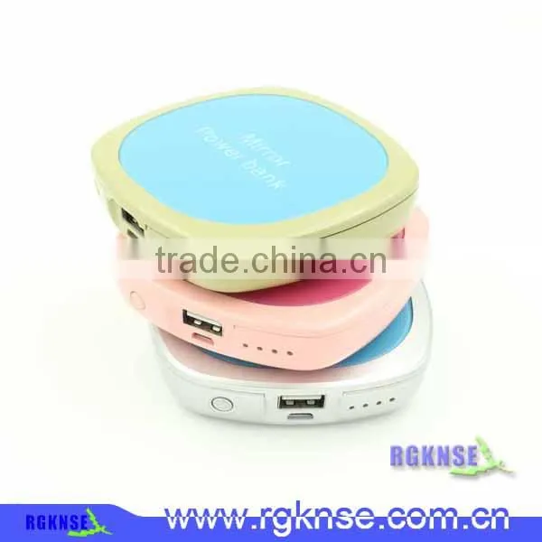 2017 Mirror Power Bank 4000mAh Polymer Battery Mobile Phone Charger for Ladies photo-5