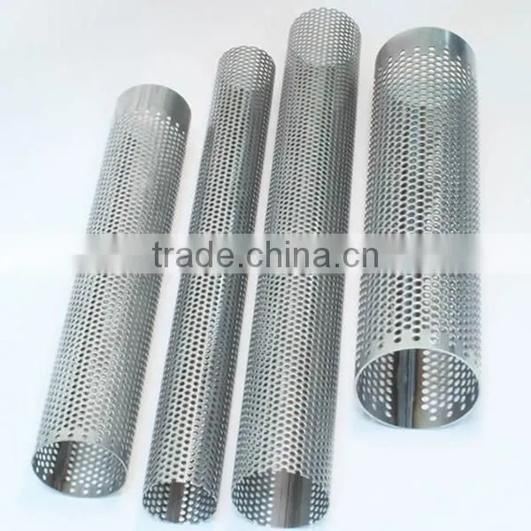 PVD Color Coating Stainless Steel Perforated Pipe photo-6