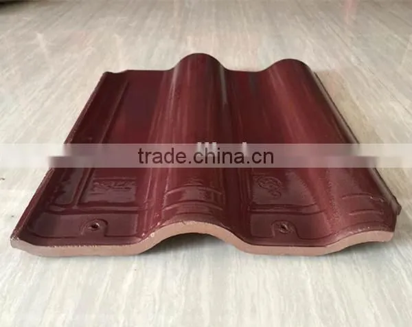 Hot Sale Double Bent Interlocking Roofing Tiles, Grey Clay Roof Tiles for Sale photo-4