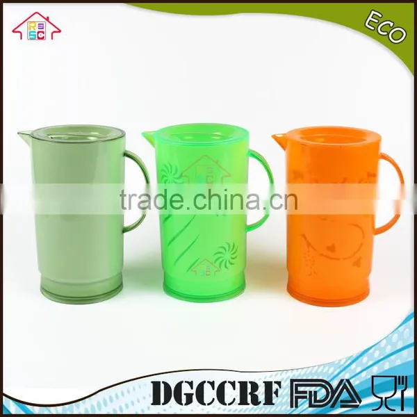 NBRSC Set of 5 Pcs Plastic Cold Water Kettle ps Water Jug Drinking Teapot PP Canteen Double Layer Watering Can photo-4