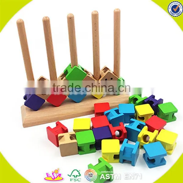 Wholesale Interesting Wooden Building Blocks Toy Special Kids Wooden Building Blocks Toy Colorful Building Blocks Toy W13D097 photo-3