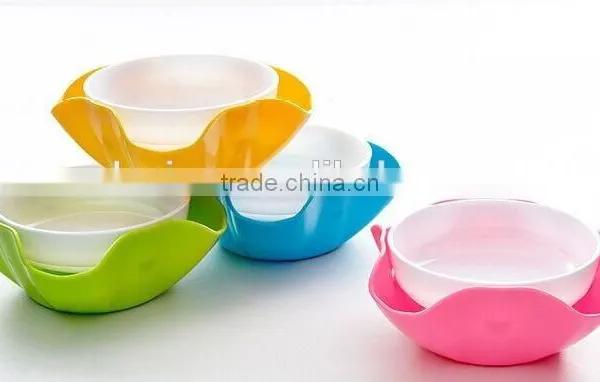 Household Multifunction 2 in 1 Plastic Food Tray / Dry Fruit Tray photo-5