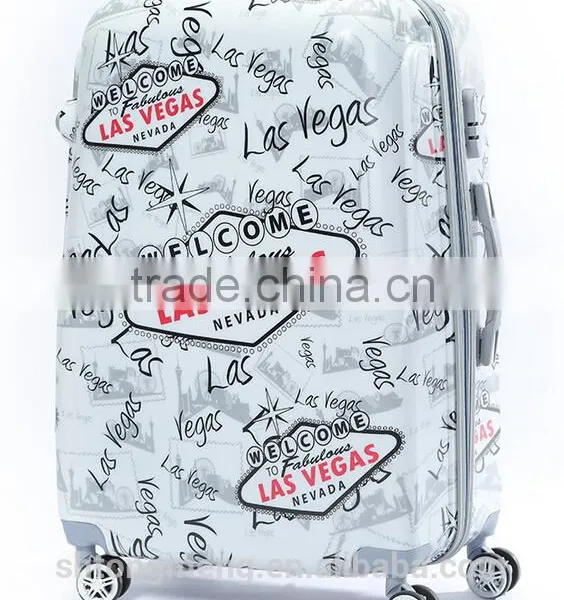PC Printing Luggage Set Travel Trolley Suitcase Wholesale photo-2