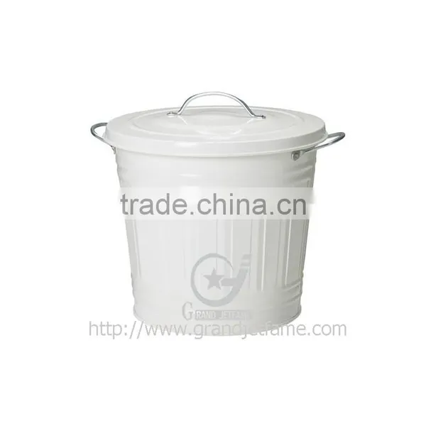 Home Galvanized Metal Color Storage Bin photo-3