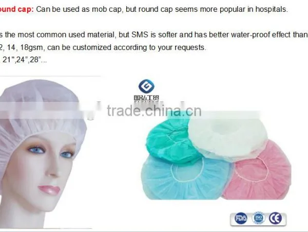 Bouffant Cap in Surgical Supplies