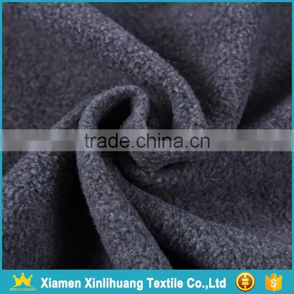 High Quality Cheap Knitted 100 Polyester Anti Pilling Polar Fleece Fabric photo-3