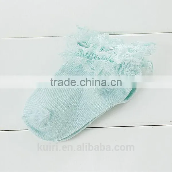 Summer Baby Girls Kids Toddler White Pink Cotton Lace Ruffle Princess Mesh Socks Children Breathable Short Ankle Sock photo-5