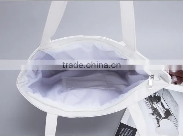 Wholesale Top Zipper Canvas Shopping Custom Bag for Women photo-2