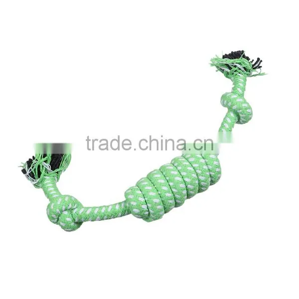 Cotton Pet Products Chew Molar Knot Toy Durable Green photo-3