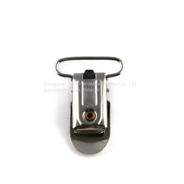 1 Inch Metal Suspender Mitten Clips for Garment - w/ Round Inserts photo-2