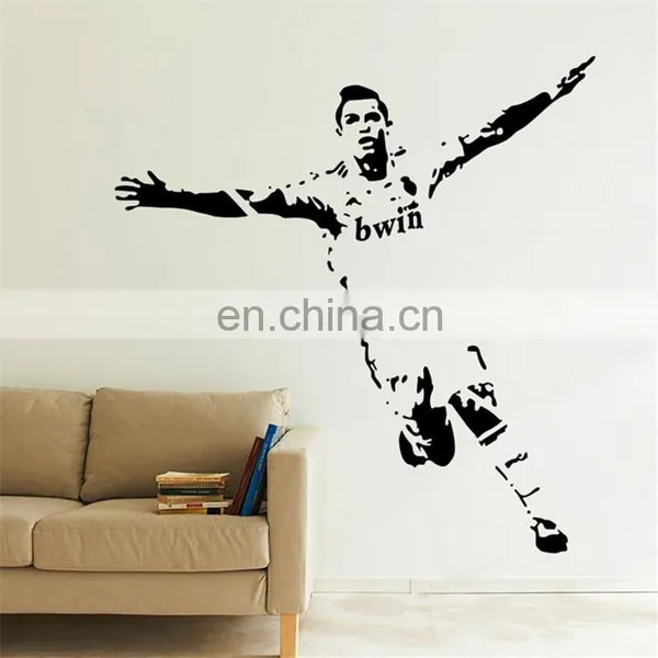 Football Player C Ronaldo Removable Creative Sticker Home Decor photo-3