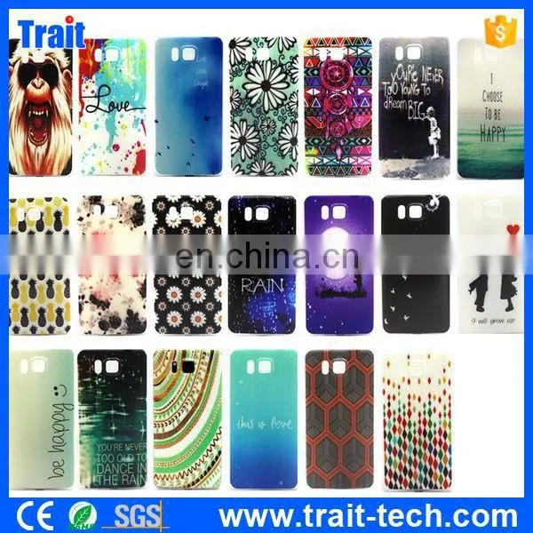 For Samsung Phone Case , Colorful Painting TPU Back Case for Samsung Galaxy Alpha photo-6