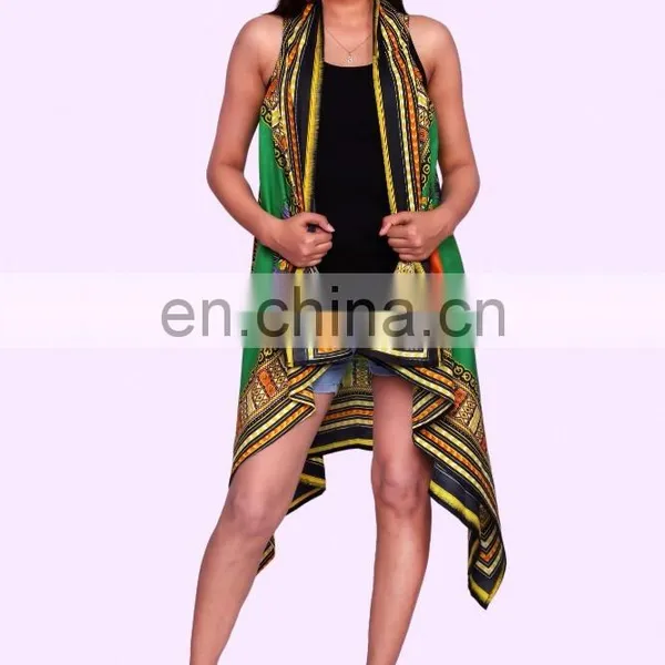 Dashiki Floral Shrug Kimono Kimono Handmade Cotton Top Blouse Cardigan Indian Latest Kimono