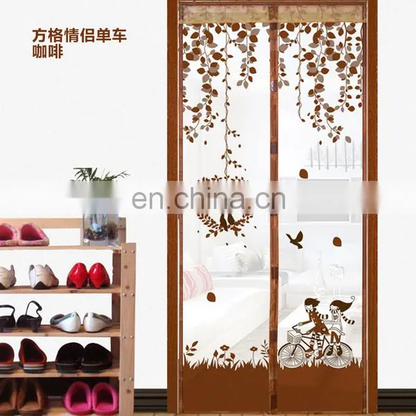 Durable and Hotsale Magnetic Curtains 100% SOFT Mesh Screen Door For Agaainst Mosquito and Home Decoration photo-5