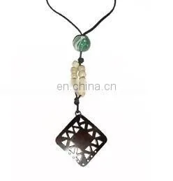 Perforated Metal Necklace