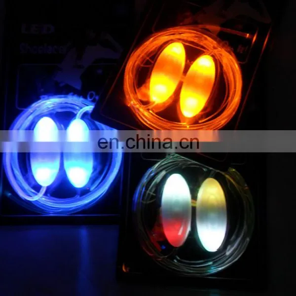 Nylon Polyester Flashing Shoe Laces Light up Shoelaces photo-4