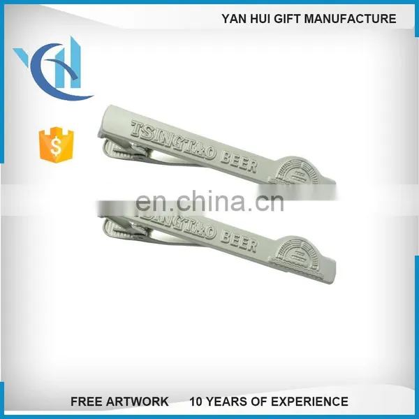 Custom Logo Silver Tie Clips photo-3