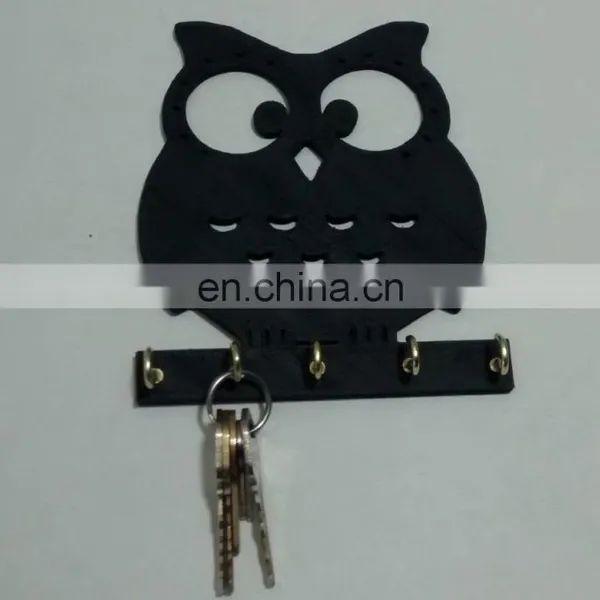 Acrylic wall mounted key holder