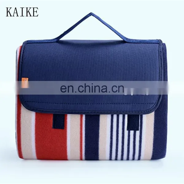 100%polyester Waterproof Custom Picnic Pocket Beach Blanket Fabric photo-2