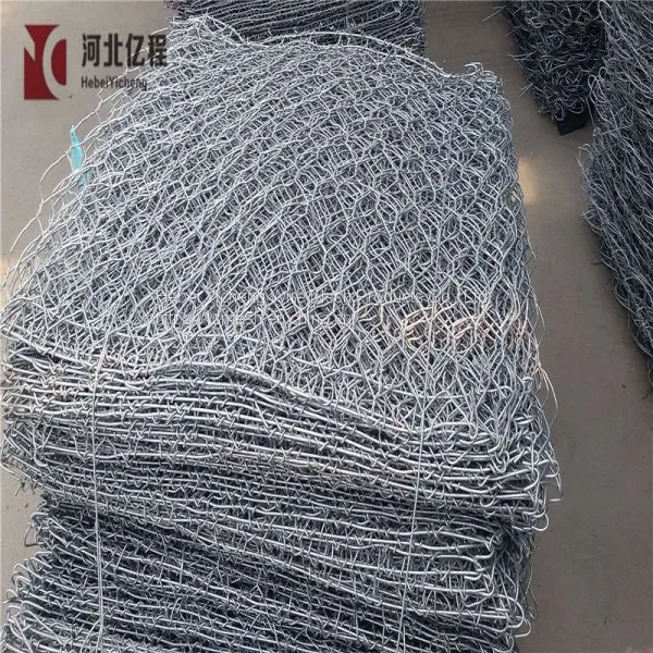 PVC Coated Galvanized Hexagonal Gabion Mesh Woven Gabion Stone Cage photo-3