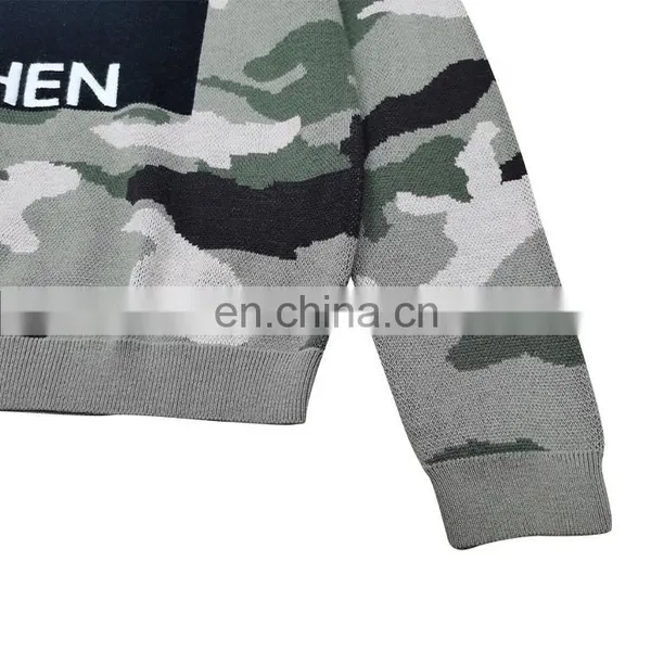 DiZNEW Cashmere Camo Sweater For Male Wholesale Mens Apparel photo-3