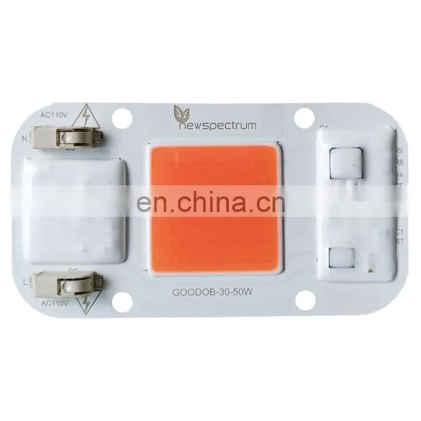 LED Grow COB Chip Full Spectrum White Warm White 50W AC110V Luminous Surface 25MM photo-3