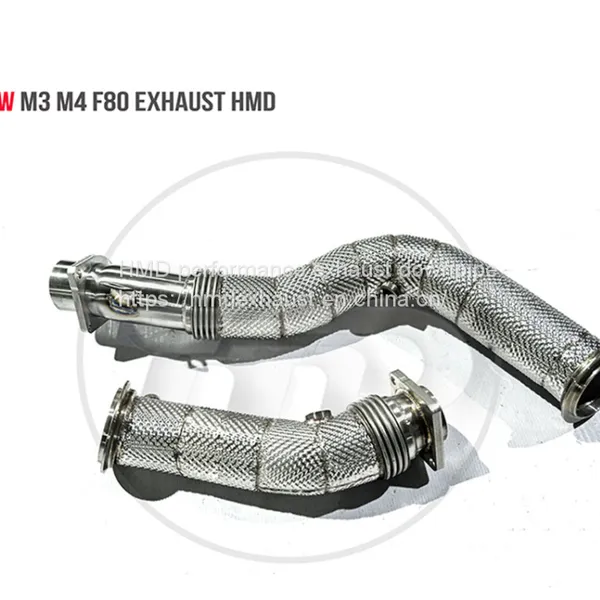 HMD Exhaust Manifold Downpipe for BMW M2 M3 M4 M5 Car Accessories With Catalytic Header Without Cat Whatsapp008613189999301 photo-4