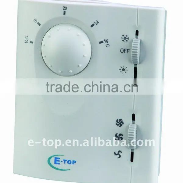 HVAC Electronic Thermostat With 3 Fan Speeds