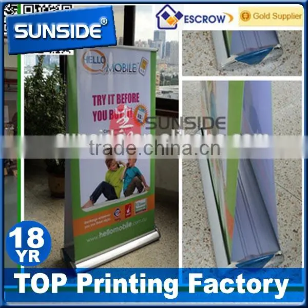 Portable Double Side Roll up Banner Stand Scrolling Roll up Banner Printing-qt photo-4