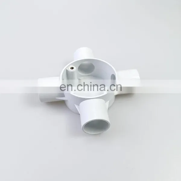 4 Way Intersection Hot Sell Junction Box Outdoor Plastic White photo-4