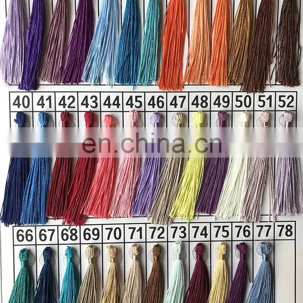 Polyester Silk Tassel Fringe 13cm Cotton Tassels Trim For Sewing Curtains Accessories photo-5